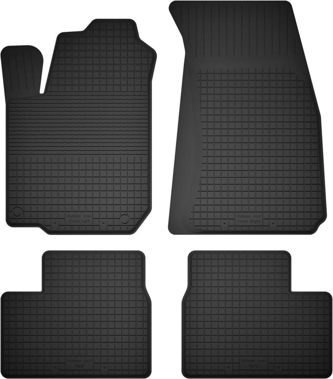 Wielganizator BasicProtect Serie - Rubberen Automatten - 1,5 cm Rand - Antislip - Weerbestendig