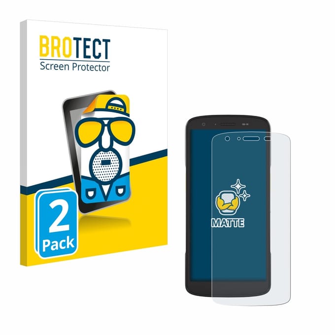 BROTECT - Screenprotector voor Zebra TC22 / TC27 - Folie Beschermfolie matte 2 Stuks