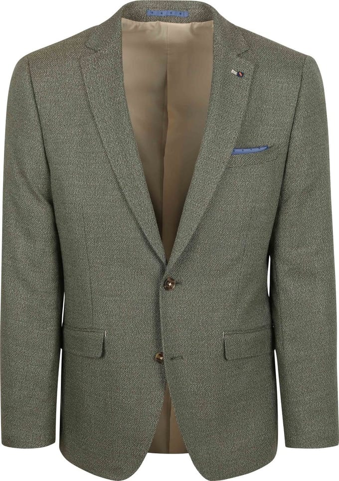 Blazer Suitable Colbert Heleen Melange Groen