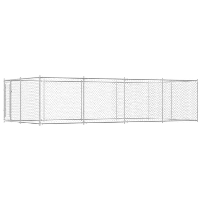 vidaXL - Hondenkennel - voor - buiten - 7,6x3,8x1,9 - m