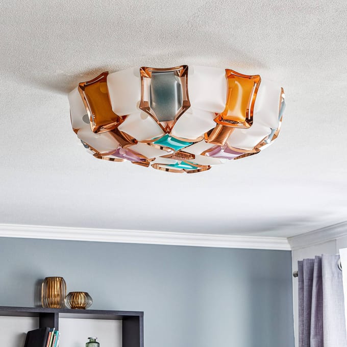 Slamp Mida plafondlamp, 50 cm, meerkleurig