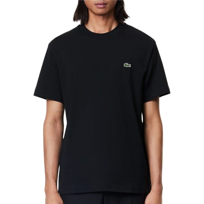 T-shirt met logodetail, model 'BASIC ON'