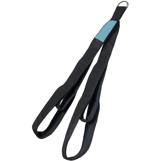 Câble de fixation pour corde à triceps, deux longueurs intégrées, sangles d'extension de corde de traction pour salle de sport à domicile noir