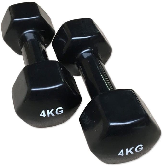 FysioSupplies - Vinyl Dumbbells Set 4 kg - Dumbbells