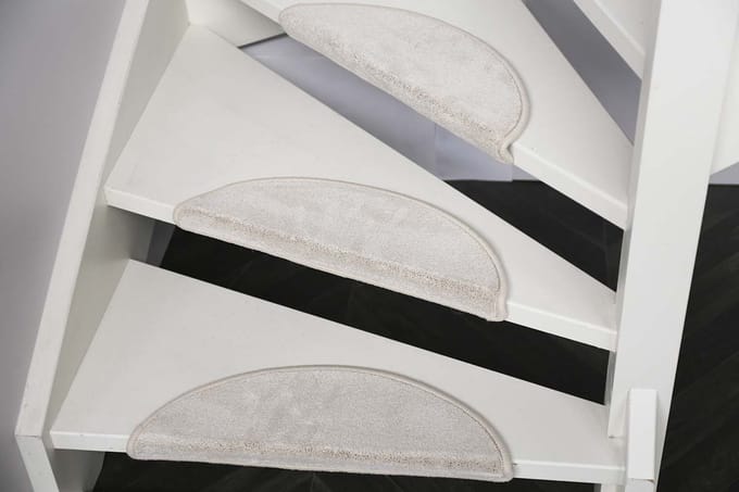 Trapmatten Sophia-56x16x4 cm-Ivoor