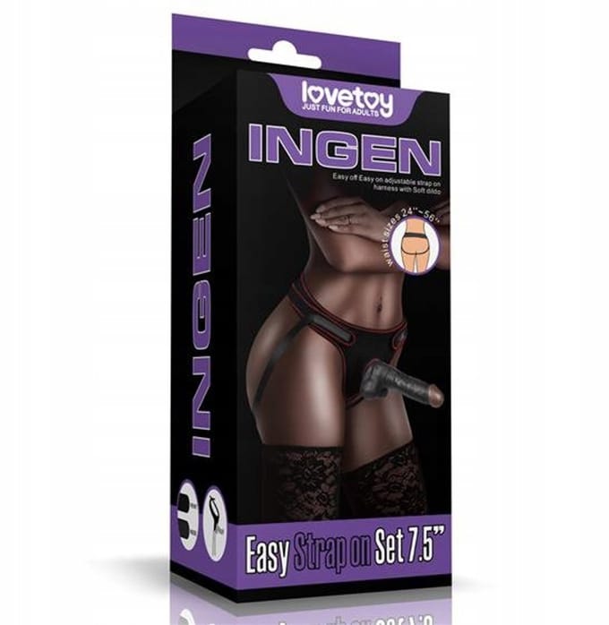 Adjustable Strapon with Dildo 7.5
