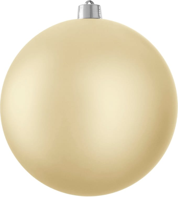 KerstBal onbreekbaar champagne mat - d25cm
