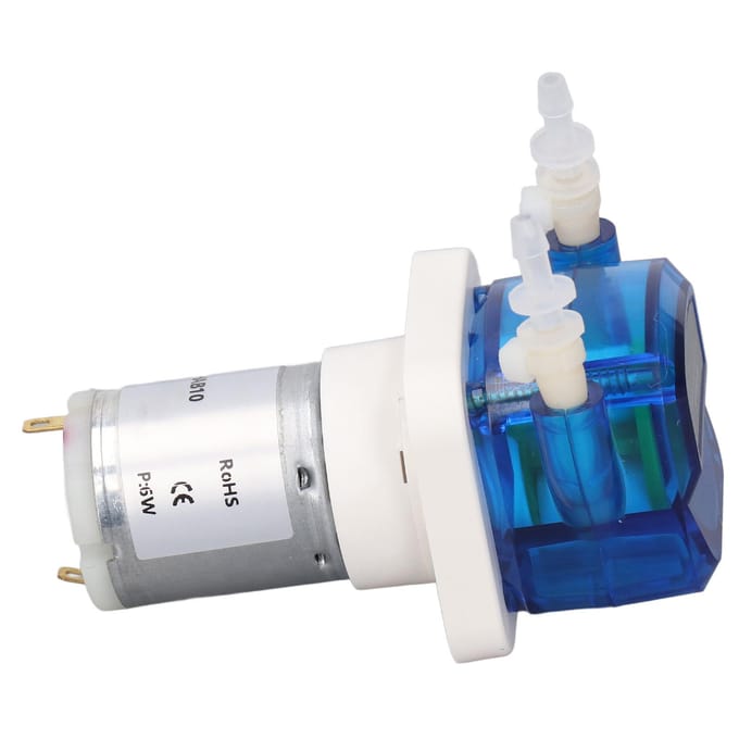 Mini Peristaltische Pomp 180 ml Per Minuut 6W Zelfaanzuigende Vloeistof Dosering Pomp voor Laboratorium 24V white