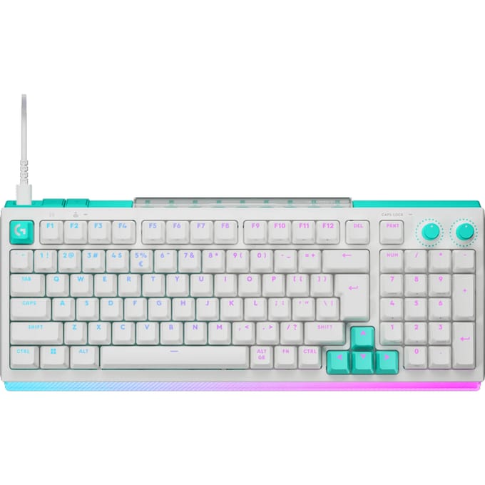 Logitech G512 X 98 – Mechanisch Gaming Toetsenbord - QWERTY - US - ISO - TKL 98% - Wit