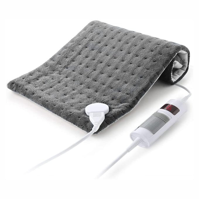 Quvo® Warmtekussen Elektrisch - Warmtekussen - Warmtedeken - 6 Niveau's - 30cm x 60cm x 1cm