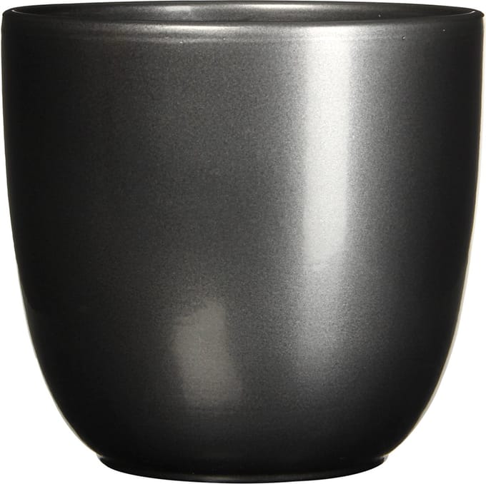 Mica Decorations Tusca Bloempot - H23 x Ø25 cm - Antraciet