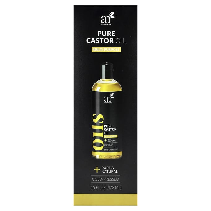 artnaturals, Huile de ricin pure, 473 ml (16 fl oz) black