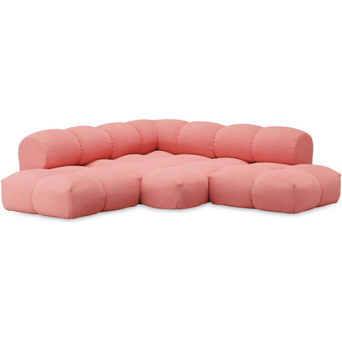 Objekte unserer Tage zander Sofa Design 10 (4 -zit) - Vidar 0622 roze