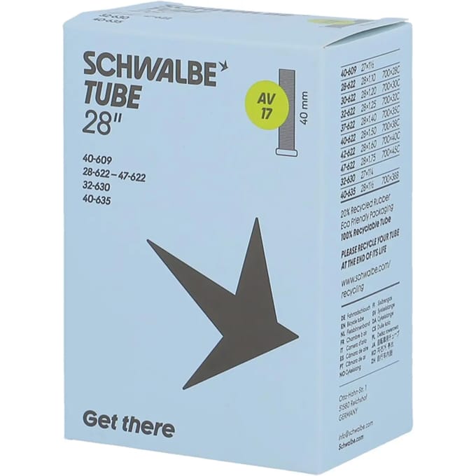 Binnenband Schwalbe AV17 28 / 28/47-622/635 - 40mm ventiel