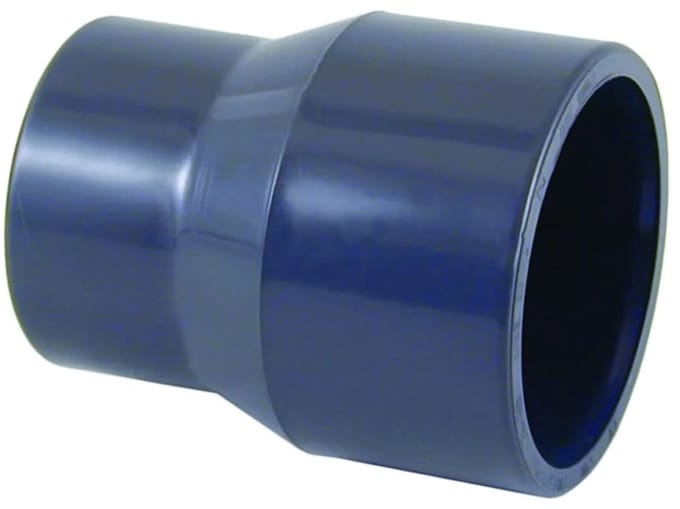 PVC-U lange reductie 63-50mm x 32 mm PN16
