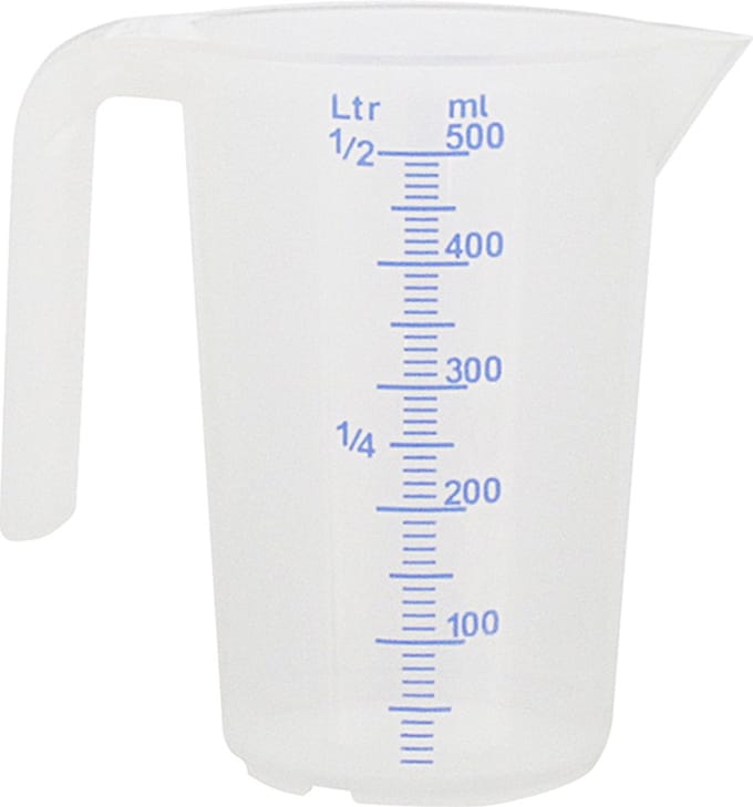 Schneider - Maatbeker - Polypropyleen - tot 95℃ - schenktuit - open handvat