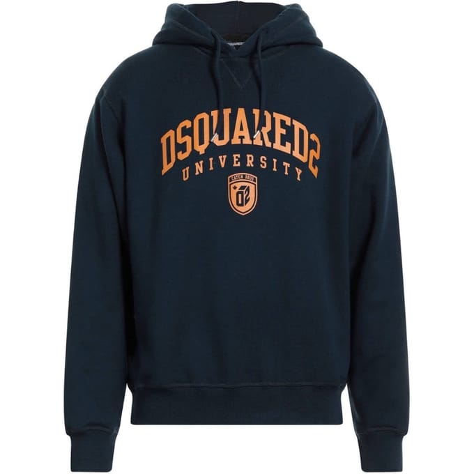 Dsquared2 Cool Fit Varsity Design Donkerblauwe Hoodie