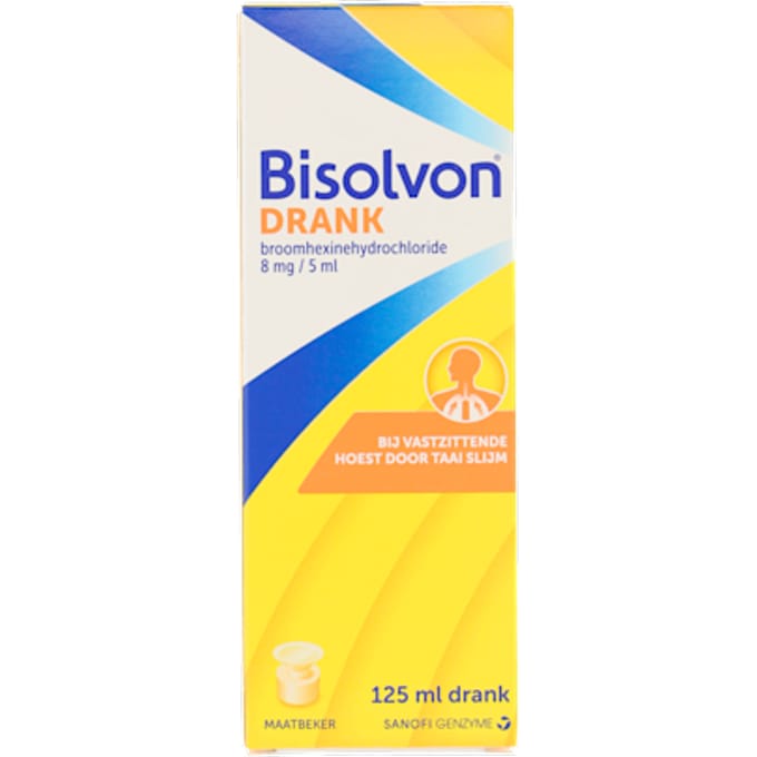 Bisolvon Drank Vastzittende Hoest - 1 x 125 ml