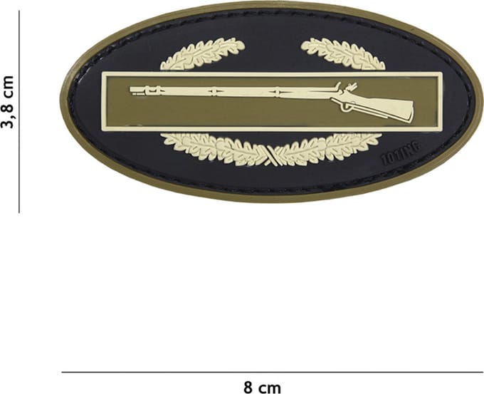 101 Inc Embleem 3D Pvc Infantry Coyote  17038
