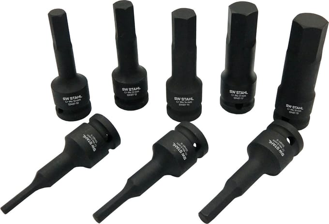 SW-Stahl S5481 Slagschroevenset 5-19 mm, 1/2 inch