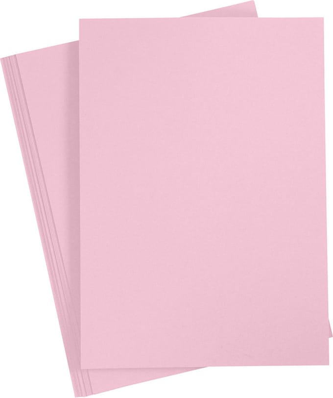 CC Gekleurd Karton A4 Paars Roze 20 vel
