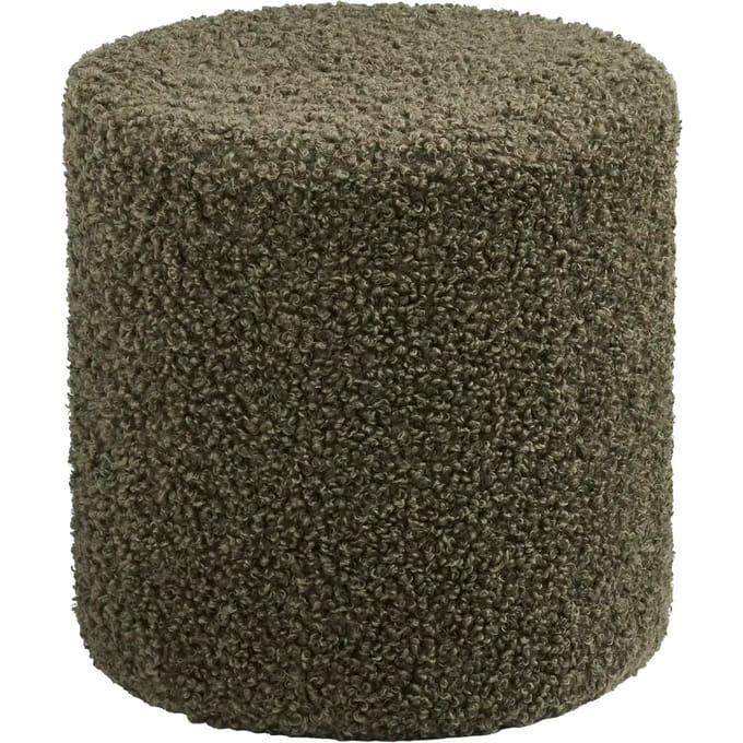 House Nordic Ejby Poef Teddy Groen