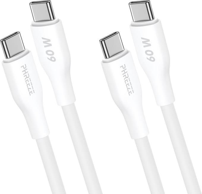 Usb C kabels - Usb-C naar Usb-C - 1m - TPE rubber