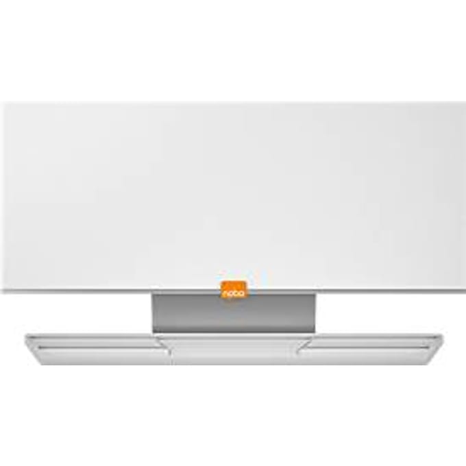 Nobo Impression Pro Widescreen Magnetisch Whiteboard Van Staal - Met Pennengoot - Inclusief Nobo Whiteboard Marker - 890x500mm - Wit