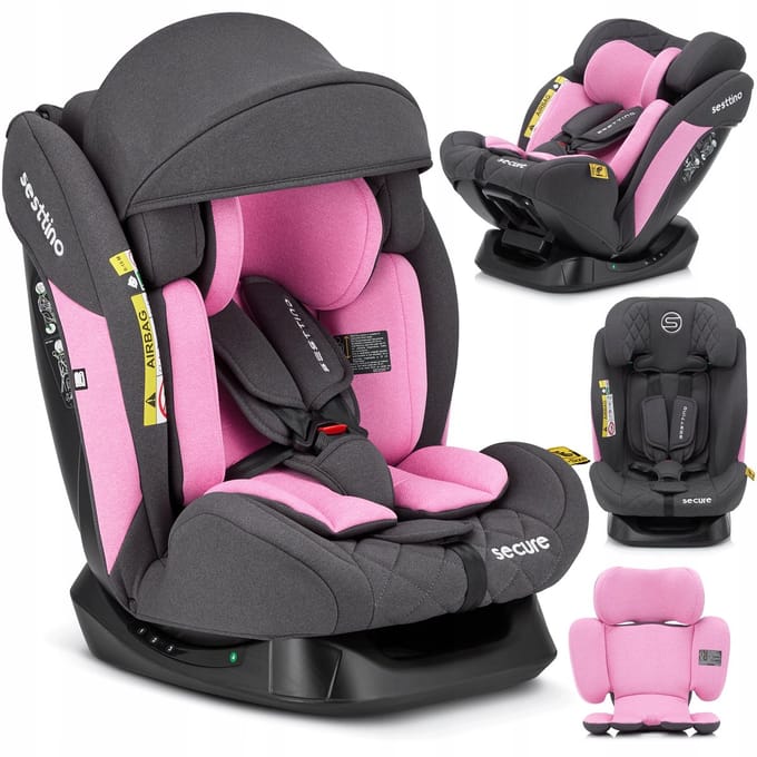 Sestino Secure Pro Autostoeltje 0-36kg i-Size 40-150cm RWF + Zonnekap