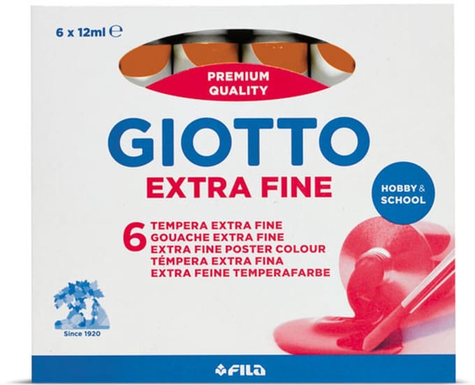 Giotto 352020 temperaverf 12 ml Koker Bruin