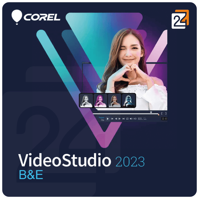 Corel VideoStudio 2023 B&E 1 - 4 Gebruiker(s) Nieuwe Aankoop