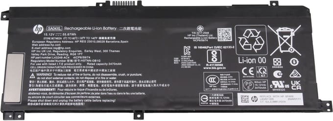 HP HSTNN-OB1G Batterij - 55,67Wh