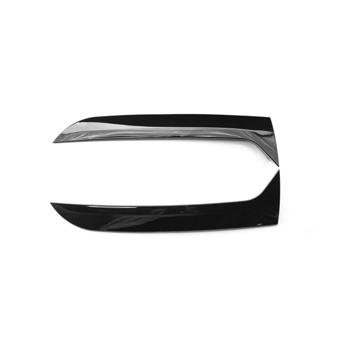 2 stuks Achterruit Zijspoiler Canard Splitter Trim zwart