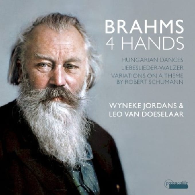 Wyneke Jordans & Leo Van Doeselaar - Brahms 4 Hands (CD)