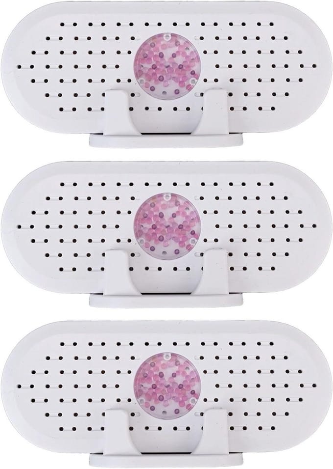 Mini Ontvochtiger - Luchtdroger - Vocht Bestrijden - USB Oplaadbaar - 3 Stuks - Wit