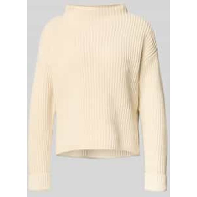Regular fit gebreide pullover van katoenmix, model 'SELMA'