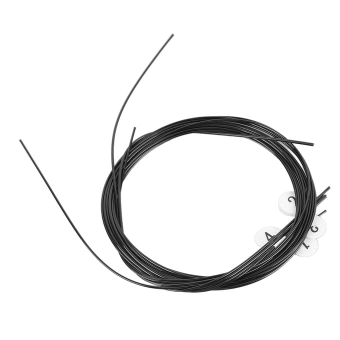 Ukulele Snaren Zwart Nylon Warm Rijk Geluid Universele Ukulele Gitaar Vervangingssnaren black