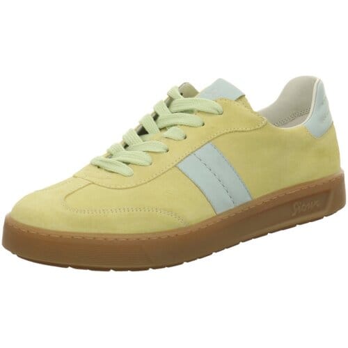 Sioux gele suède dames sneakers