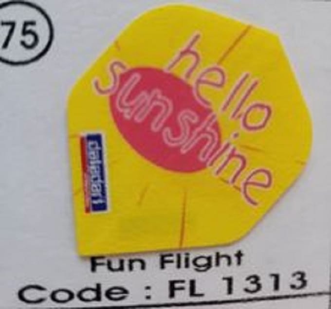 Dart Flights - 10 sets (30 stuks) - 75 micron - Fun Flights 1313