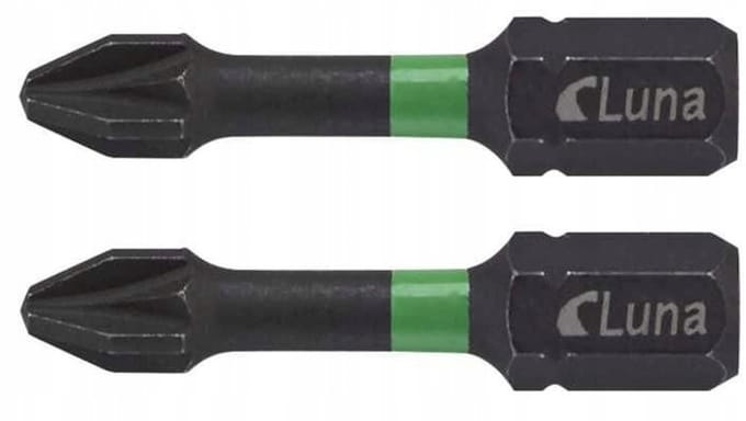 Luna Impact Torsiebit PZ2 32mm - 2 Stuks