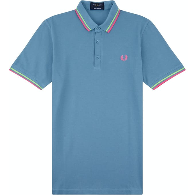 Fred Perry Heren Piqué Polo Shirt (Blauw)