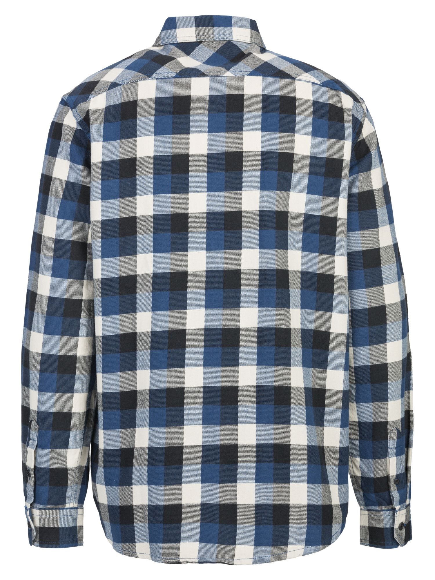 Overhemd geruit licht katoen flanel