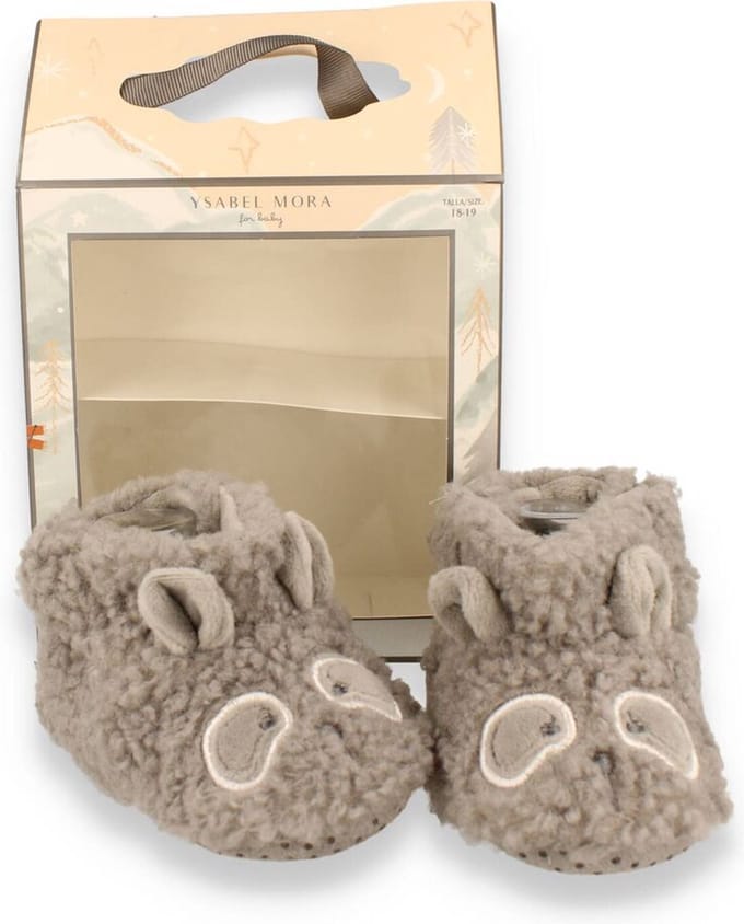 Ysabel Mora baby sloffen - grijs - 20/21