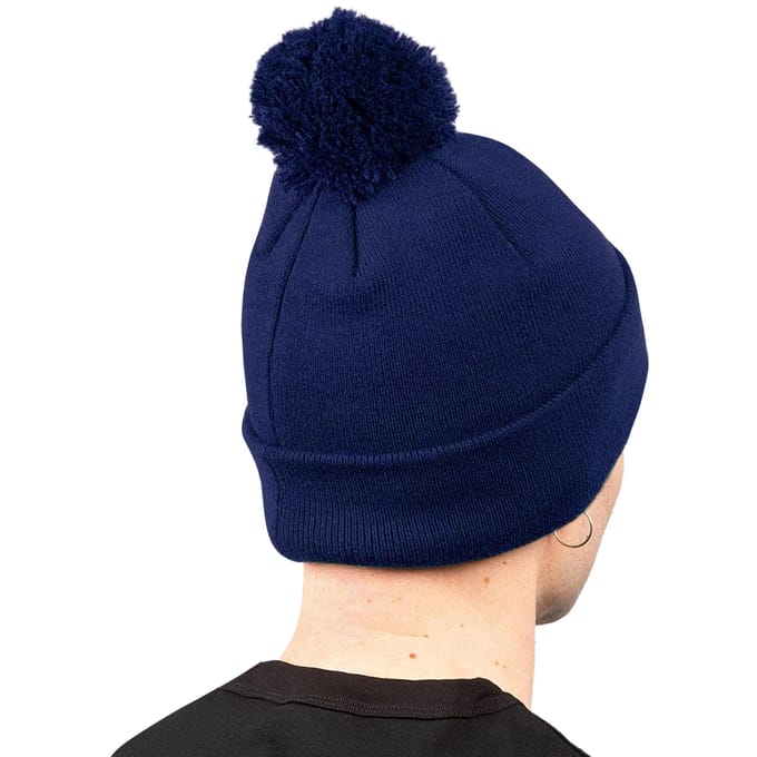 Beechfield Snowstar Biologisch Katoenen Muts (Marine Oxford)