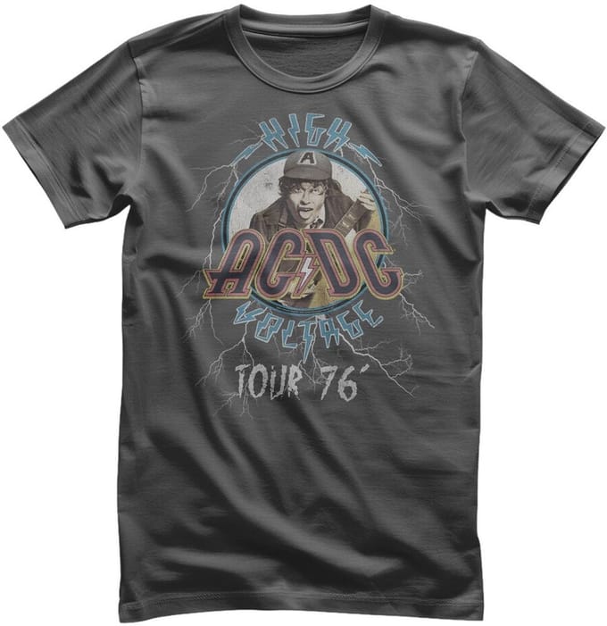 AC/DC High Voltage Tour 76' T-shirt PS-1-ACDC019