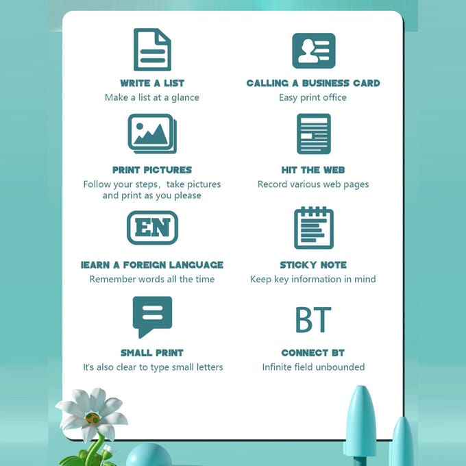 Mini Thermische Printer Multifunctionele Draagbare Sticker Maker Instant Foto Inktloos Afdrukken Ondersteuning BT GR-2