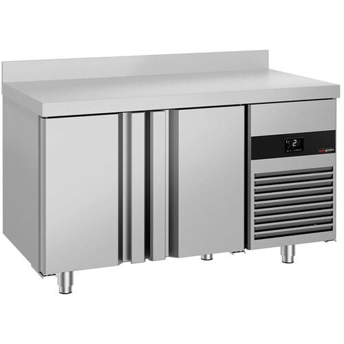 GGM Gastro Kühltisch PREMIUM - 1400x700mm - mit 2 Türen - Aufkantung