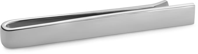 Ronde dasspeld van gerhodineerd 925 sterling zilver