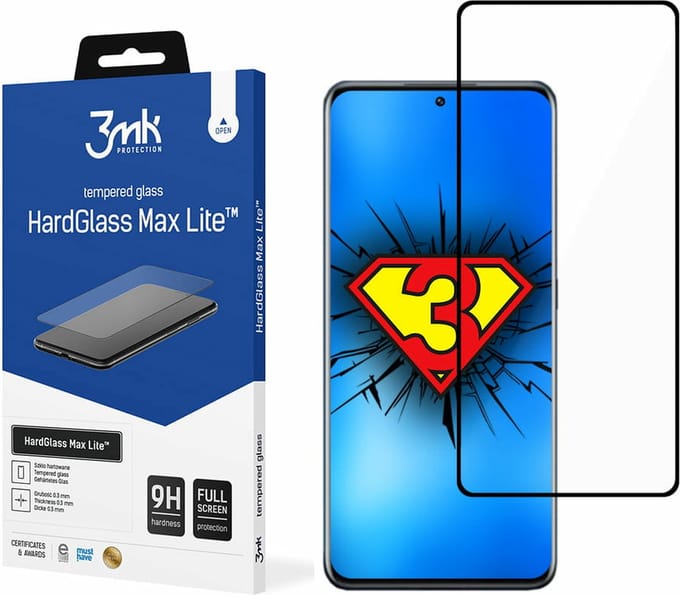 Xiaomi 12/12X - 3Mk Hardglass Max Lite Black