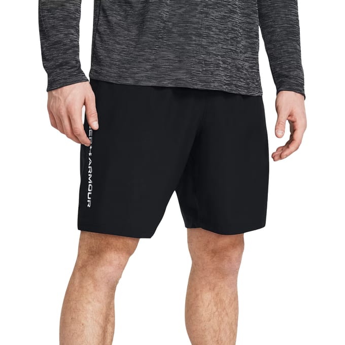 Under Armour Heren Technisch Wordmark Geweven Korte Broek (Zwart)